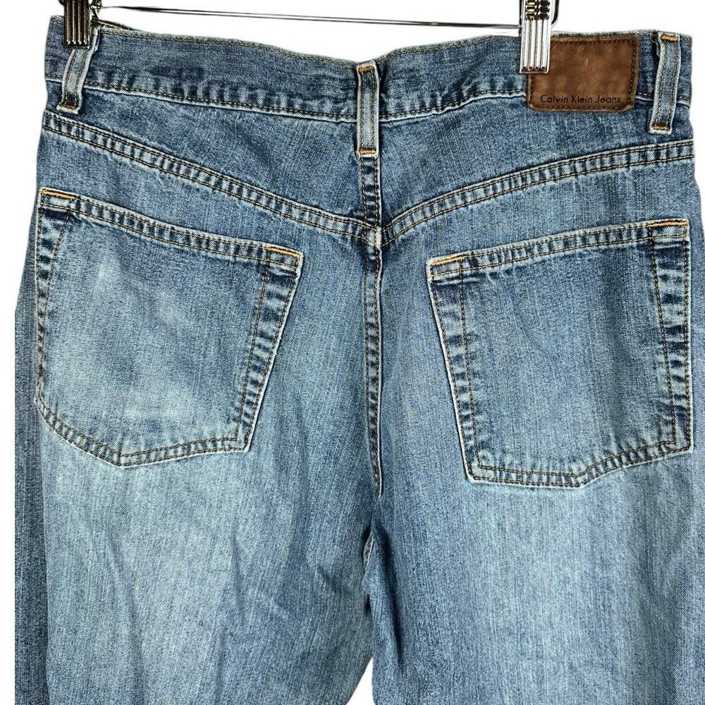 Vintage Calvin Klein Women’s Denim Straight Leg Jeans, Size 32 - Picture 4 of 6